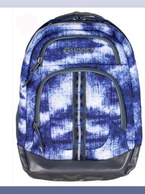 Hooey Blue Tie-Dye Backpack + lunchbox